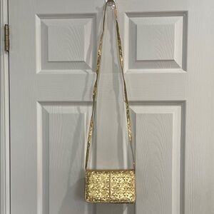 Vintage Alden Howard Gold Crossbody Bag purse